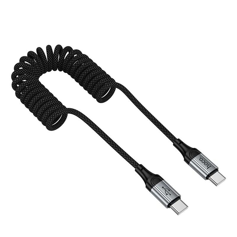 USB-C Data- en Oplaadkabel - USB-C HOCO X121, 60W, 1.5m, Zwart