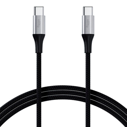 USB-C Data- en Oplaadkabel - USB-C Allity. AUC-01, 100W, 1m, Zwart