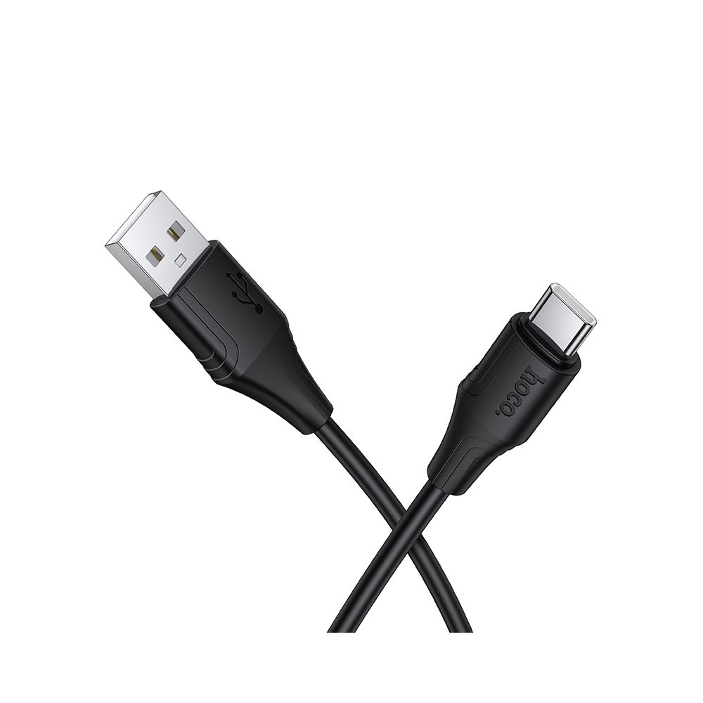 Data- en Oplaadkabel USB-A - USB-C HOCO X124, 18W, 1m, Zwart