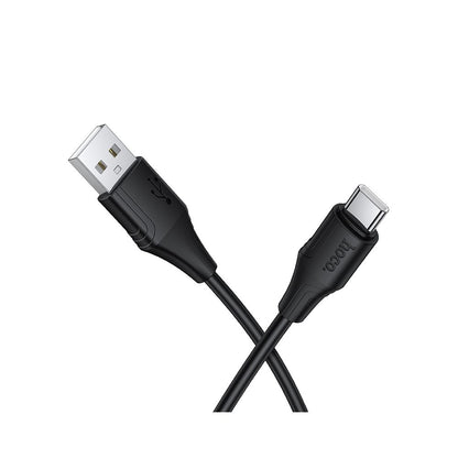 Data- en Oplaadkabel USB-A - USB-C HOCO X124, 18W, 1m, Zwart