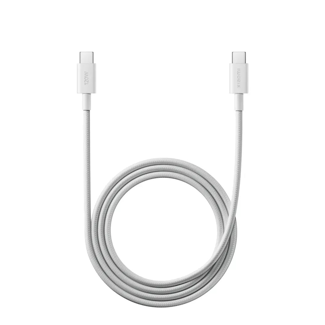 USB-C Data- en Oplaadkabel - USB-C Xiaomi, 120W, 1m, Wit BHR087KGL