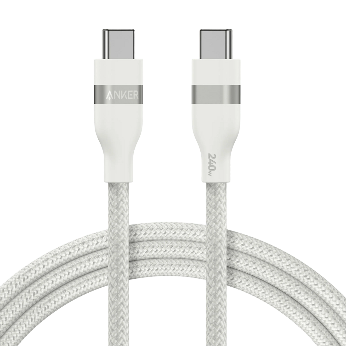 USB-C Data- en Oplaadkabel - USB-C Anker, 240W, 1.8m, Wit A82E2H22