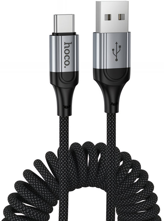 Data- en Oplaadkabel USB-A - USB-C HOCO X121, 18W, 1.5m, Zwart