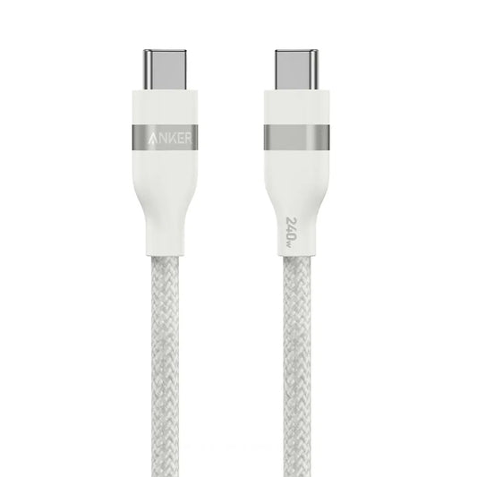 USB-C Data- en Oplaadkabel - USB-C Anker, 240W, 0.9m, Wit A82E2H21