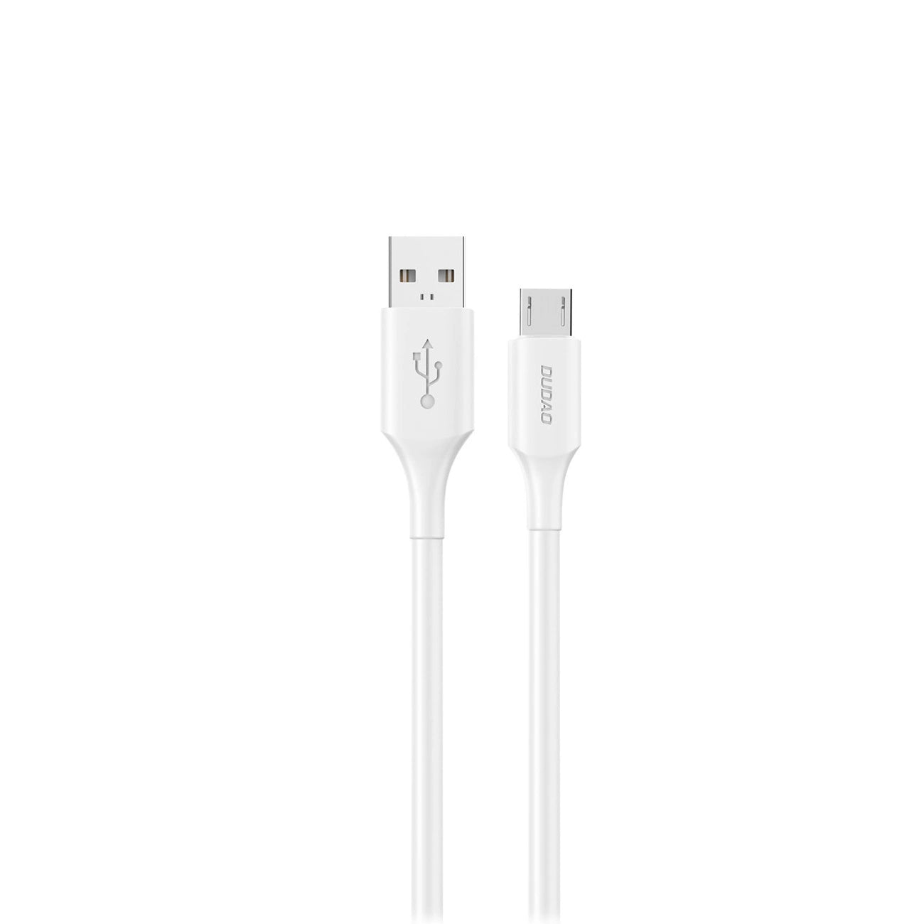 USB-A to microUSB Data and Charging Cable Dudao L2SM, 18W, 1.2m, White