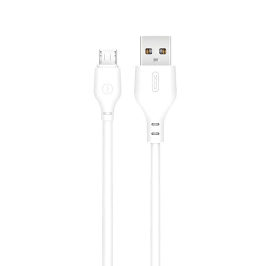 Data- en Oplaadkabel USB-A - microUSB XO Design NB103, 18W, 1m, Wit