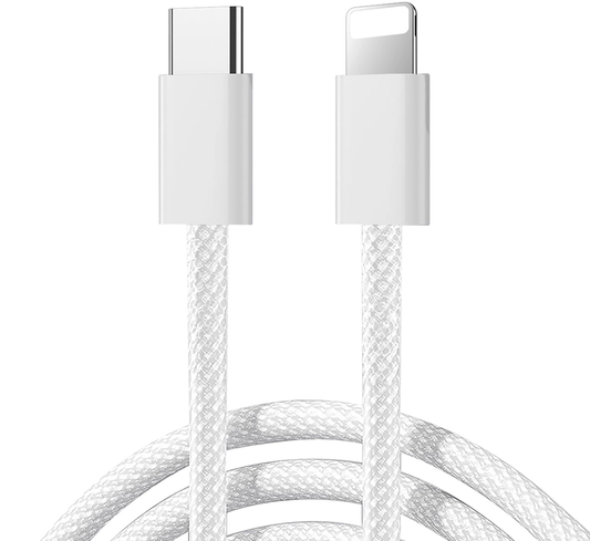 USB-C - Lightning Data- en Oplaadkabel Joyroom S-A45, 30W, 1m, Wit