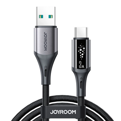 Data- en Oplaadkabel USB-A - USB-C Joyroom S-A60 StarTalk, 18W, 1.2m, Zwart