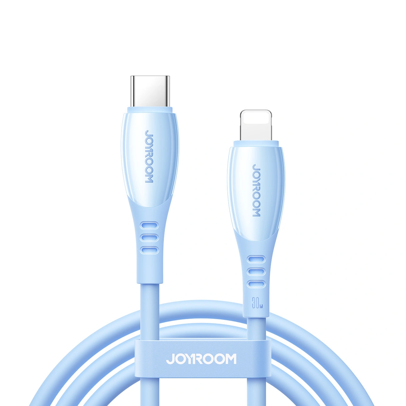 USB-C - Lightning Data- en Oplaadkabel Joyroom S-A59 Vibrant, 30W, 1.2m, Blauw