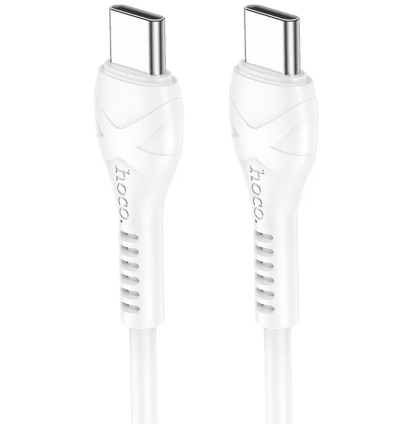 USB-C Data en Oplaadkabel - USB-C HOCO X37, 60W, 1m, Wit
