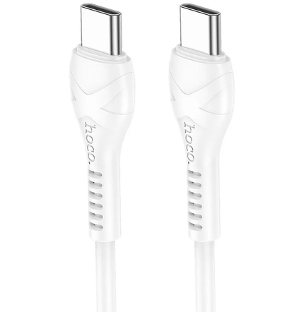 USB-C Data en Oplaadkabel - USB-C HOCO X37, 60W, 1m, Wit