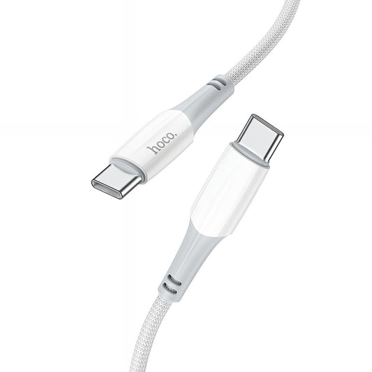 USB-C Data en Oplaadkabel - USB-C HOCO X70, 60W, 1m, Wit