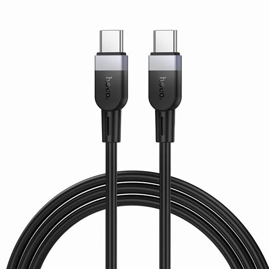 USB-C Data- en Oplaadkabel - USB-C HOCO X109, 60W, 1m, Zwart