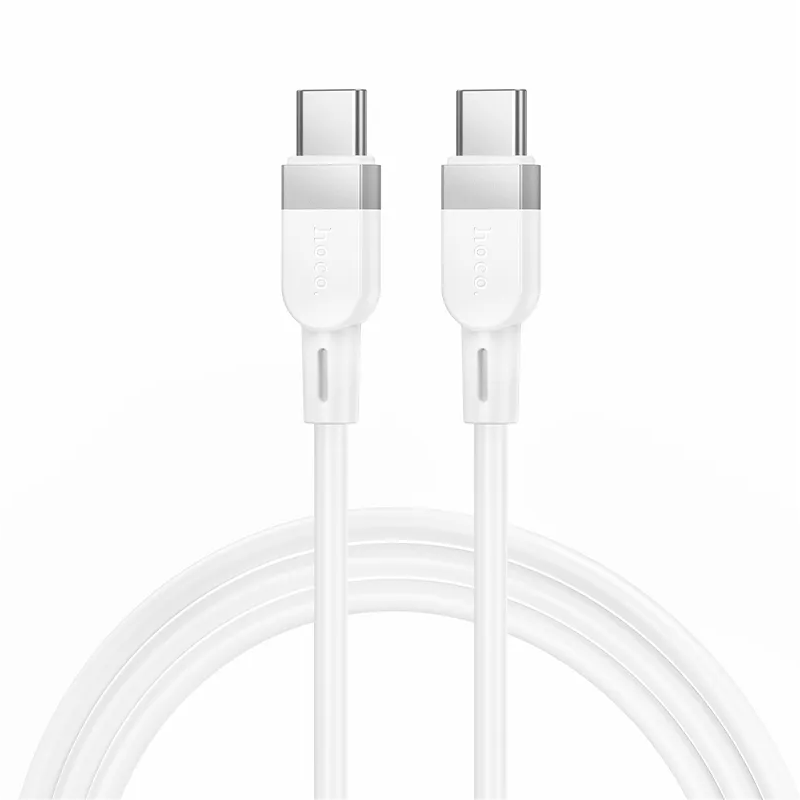 USB-C Data- en Oplaadkabel - USB-C HOCO X109, 60W, 1m, Wit