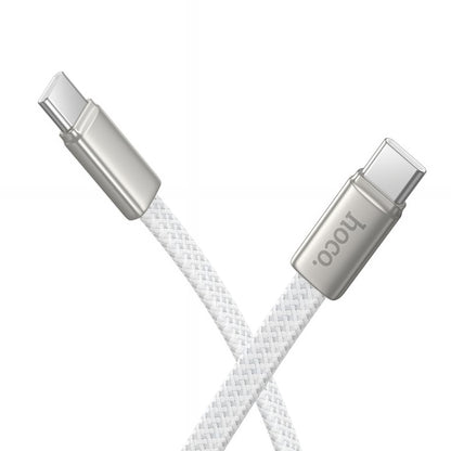 USB-C Data- en Oplaadkabel - USB-C HOCO X125, 60W, 1m, Wit
