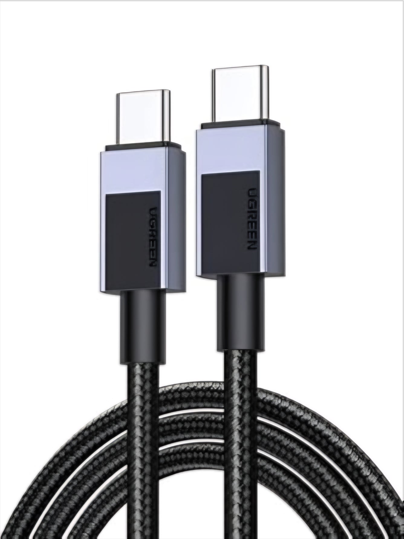 USB-C Data- en Oplaadkabel - USB-C UGREEN L512, 100W, 2m, Gri