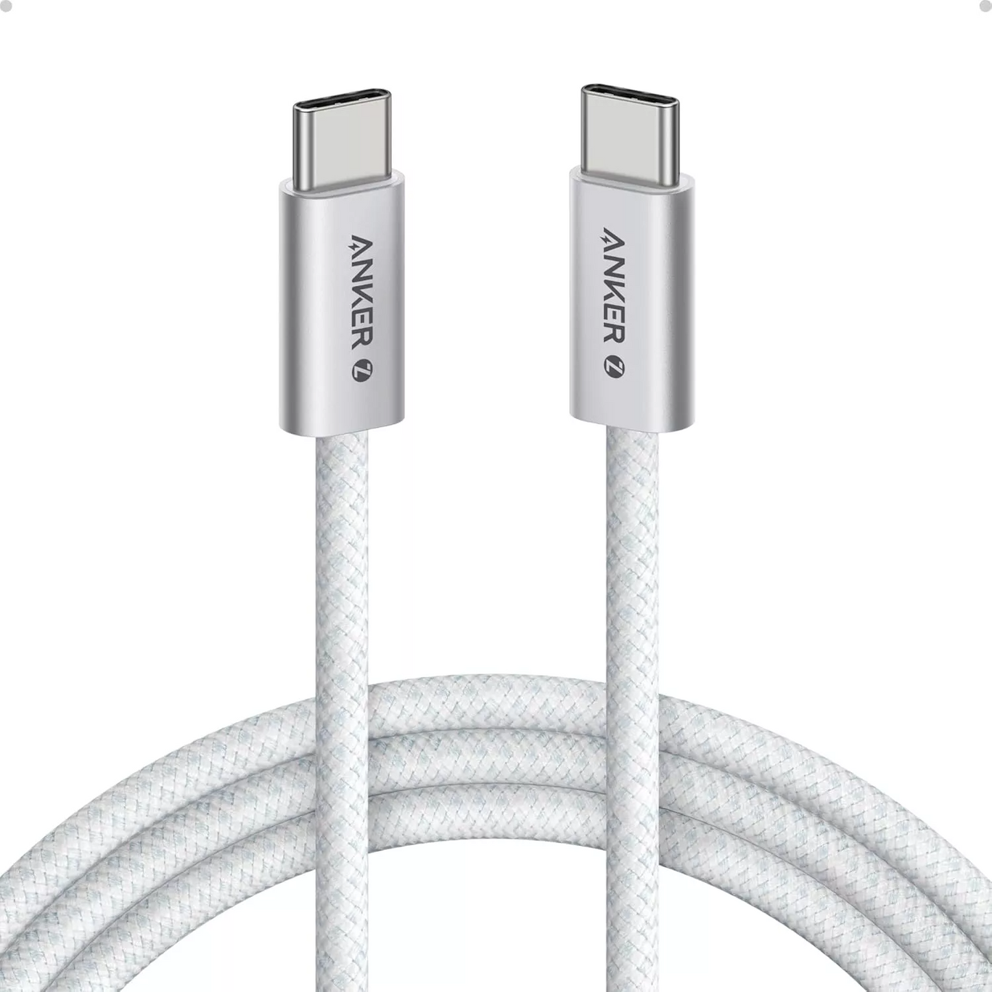 USB-C Data en Oplaadkabel - USB-C Anker Zolo, 240W, 1.8m, Wit A8060H22