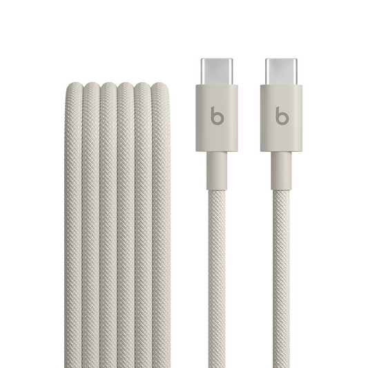 USB-C - USB-C Beats Data- en Oplaadkabel, 1.5m, Beige MDGD4ZM/A