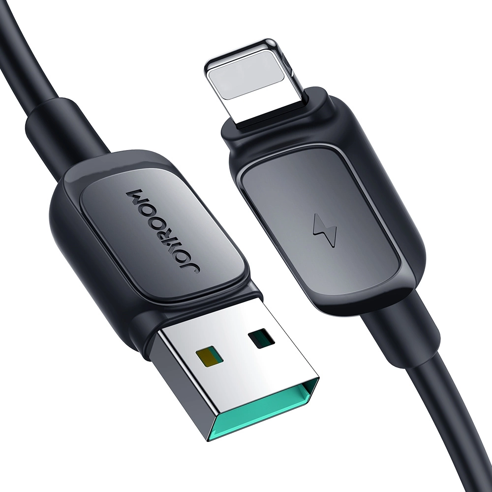 USB-A - Lightning Data- en Oplaadkabel Joyroom S-A14, 18W, 1,2m, Zwart