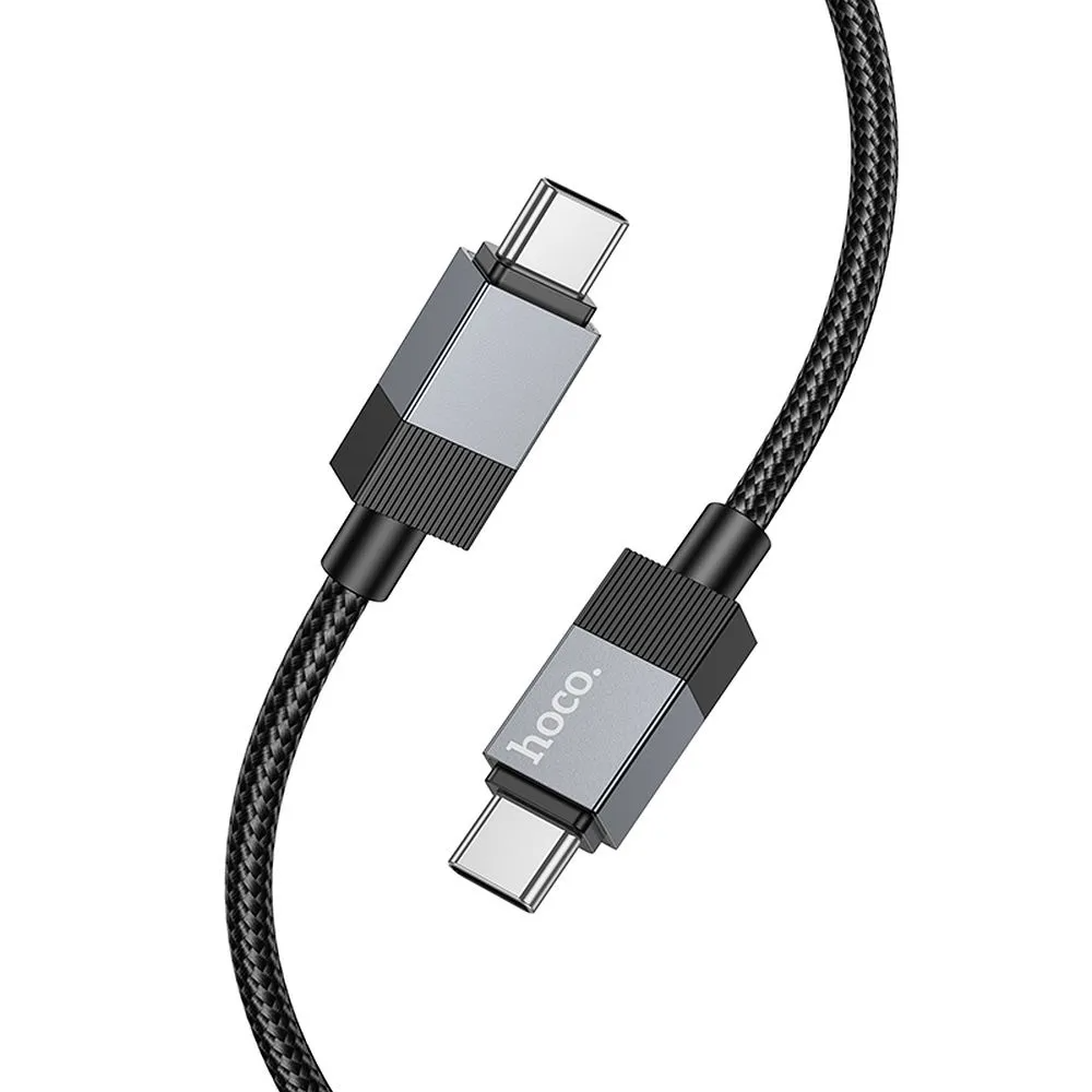 USB-C Data- en Oplaadkabel - USB-C HOCO X110, 60W, 1m, Zwart