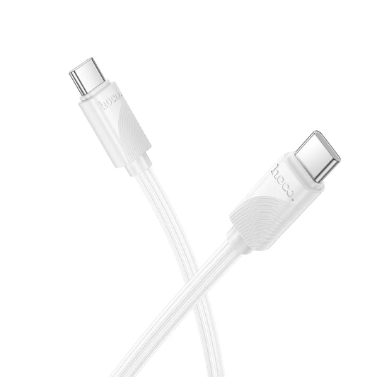 USB-C Data- en Oplaadkabel - USB-C HOCO X114, 60W, 1m, Wit