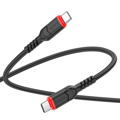 USB-C Data- en Oplaadkabel - USB-C HOCO X59 Victory, 60W, 3m, Zwart