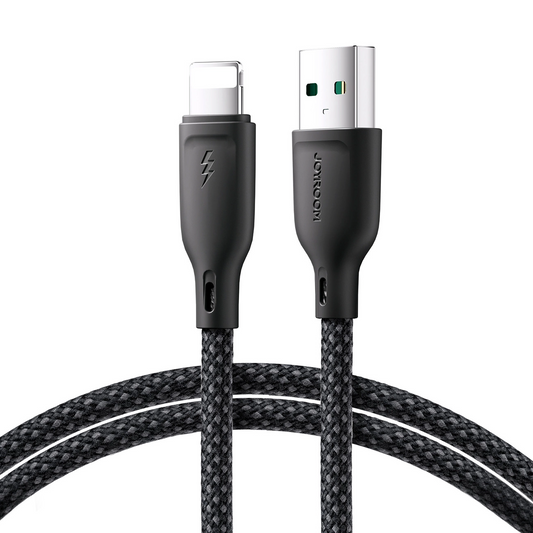USB-A naar Lightning Data- en Oplaadkabel Joyroom S-A34, 18W, 1m, Zwart