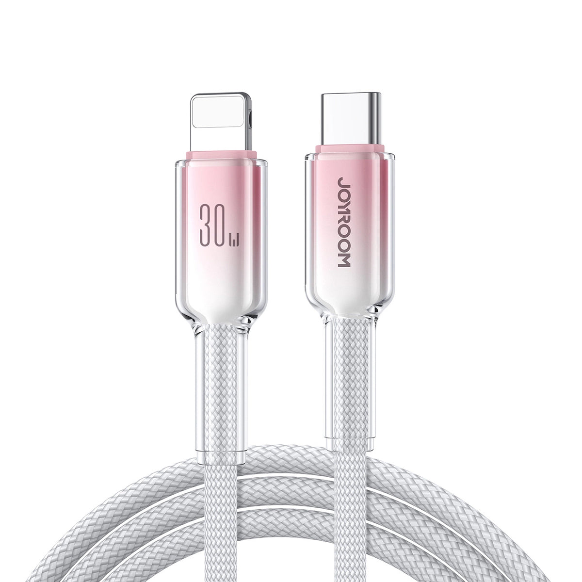 USB-C to Lightning Data and Charging Cable Joyroom S-A42, 30W, 1.2m, White