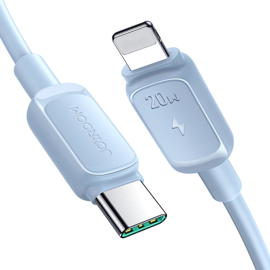 USB-C naar Lightning Data- en Oplaadkabel Joyroom S-A14, 20W, 1,2m, Blauw