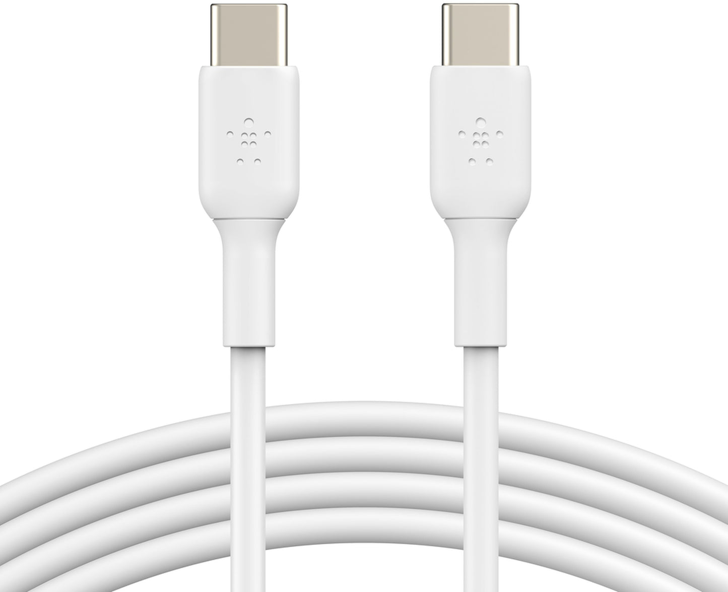 USB-C Data and Charging Cable - USB-C Belkin BoostCharge, 60W, 1m, White CAB003bt1MWH