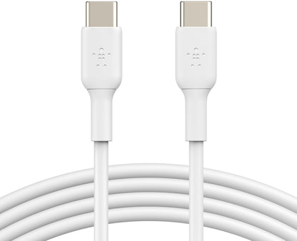 USB-C Data and Charging Cable - USB-C Belkin BoostCharge, 60W, 1m, White CAB003bt1MWH
