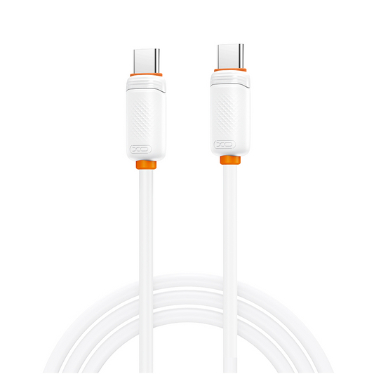 USB-C Data- en Oplaadkabel - USB-C XO Design NB-Q298, 240W, 1m, Wit