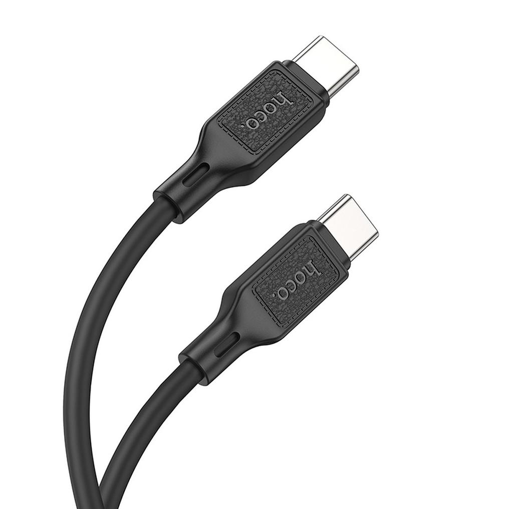 USB-C Data- en Oplaadkabel - USB-C HOCO X90, 60W, 1m, Zwart