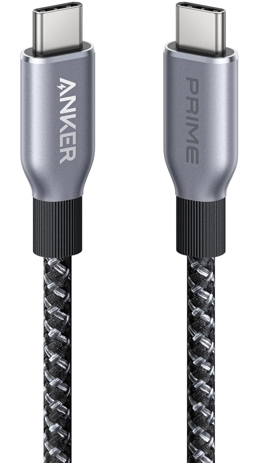 Anker Prime USB-C-naar-USB-C-data- en oplaadkabel, 240 W, 0,9 m, zwart A88E2011