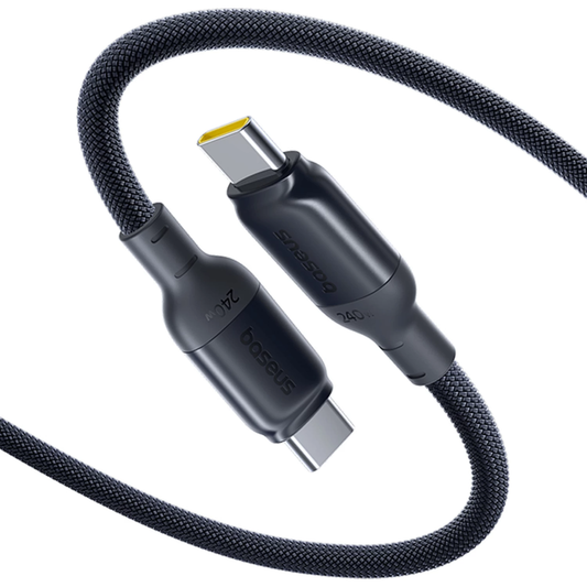 USB-C Data- en Oplaadkabel - USB-C Baseus PicoGo II, 240W, 1m, Zwart E0423300