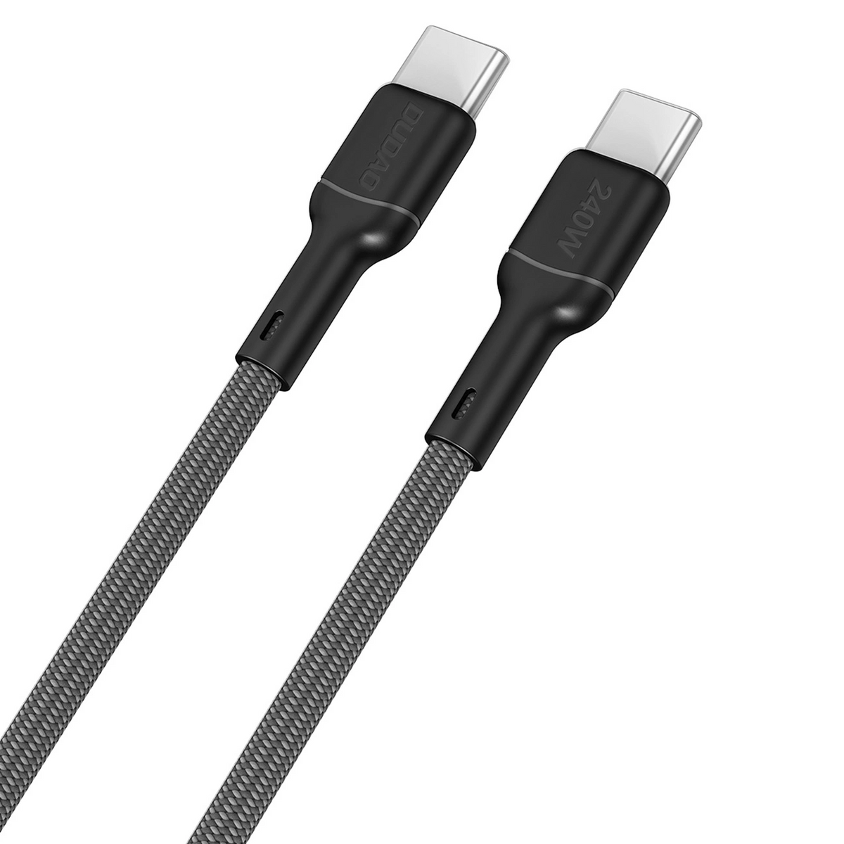 USB-C Data- en Oplaadkabel - USB-C Dudao L9C Max, 240W, 1,2m, Zwart