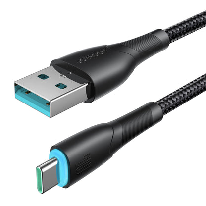 USB-A - USB-C Data- en Oplaadkabel Joyroom S-A32, 100W, 1m, Zwart