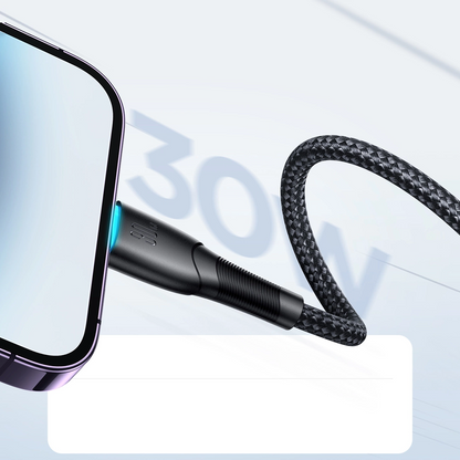 USB-C - Lightning Data en Oplaadkabel Joyroom S-A32, 30W, 1m, Zwart
