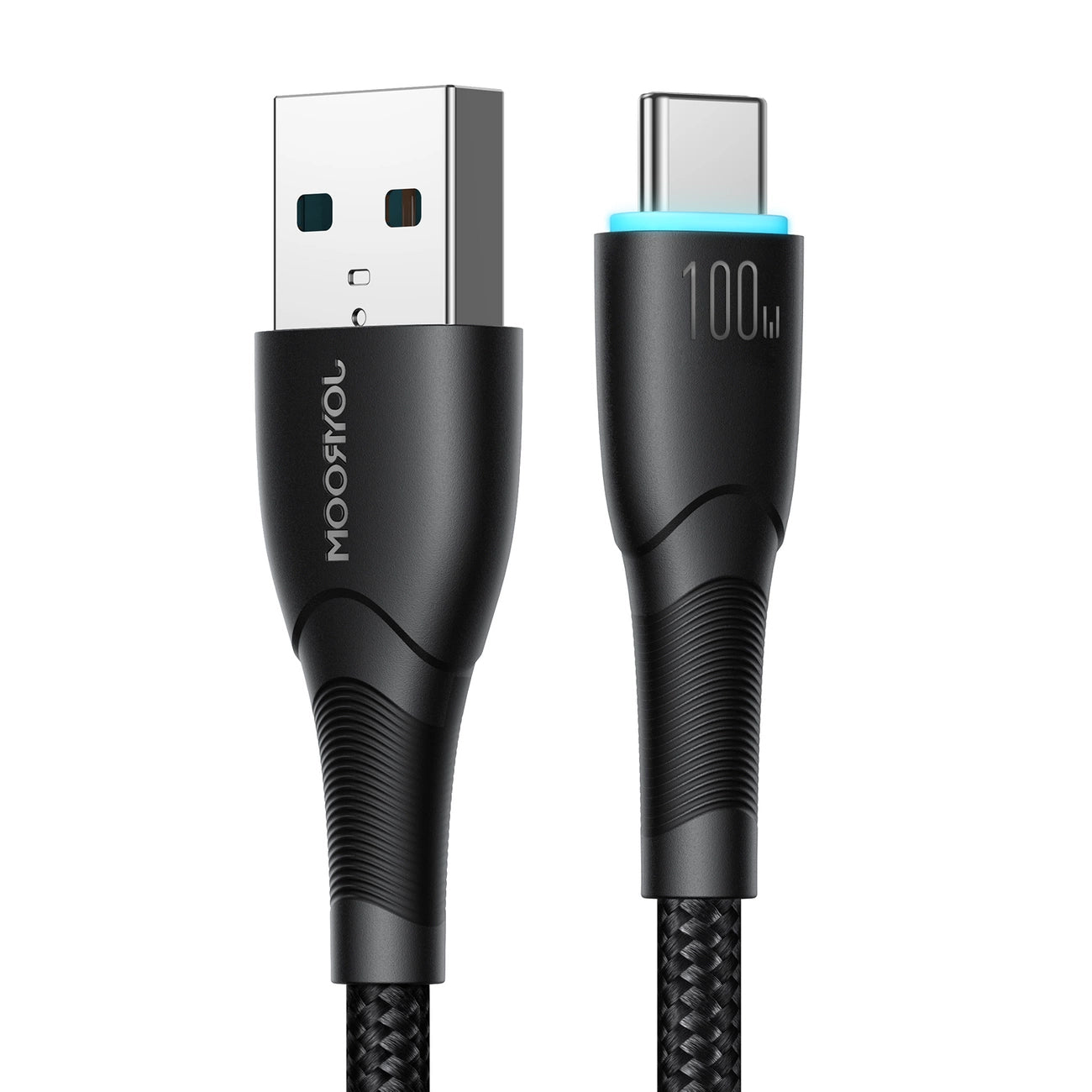 USB-A - USB-C Data- en Oplaadkabel Joyroom S-A32, 100W, 1m, Zwart