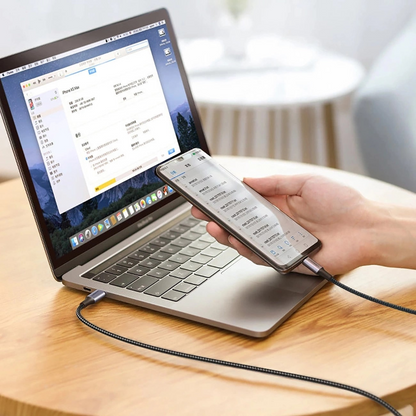 USB-C Data- en Oplaadkabel - USB-C UGREEN US316, 100W, 3m, Gri