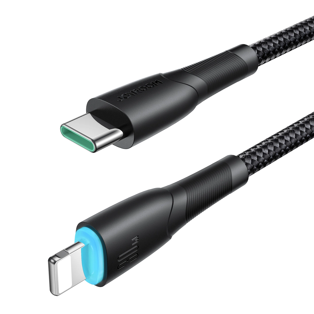 USB-C - Lightning Data en Oplaadkabel Joyroom S-A32, 30W, 1m, Zwart
