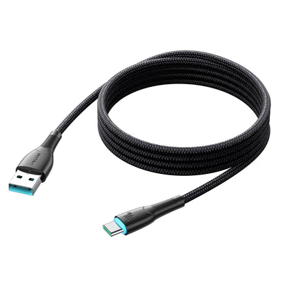 USB-A - USB-C Data- en Oplaadkabel Joyroom S-A32, 100W, 1m, Zwart