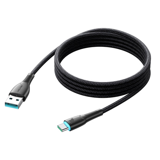 USB-A - USB-C Data- en Oplaadkabel Joyroom S-A32, 100W, 1m, Zwart