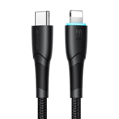 USB-C - Lightning Data en Oplaadkabel Joyroom S-A32, 30W, 1m, Zwart