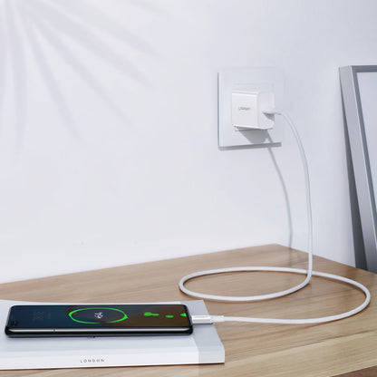 USB-C Data- en Oplaadkabel - USB-C UGREEN US300, 100W, 2m, Wit