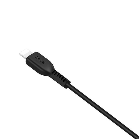 USB-A - Lightning Data- en Oplaadkabel HOCO Flash X20, 18W, 1m, Zwart