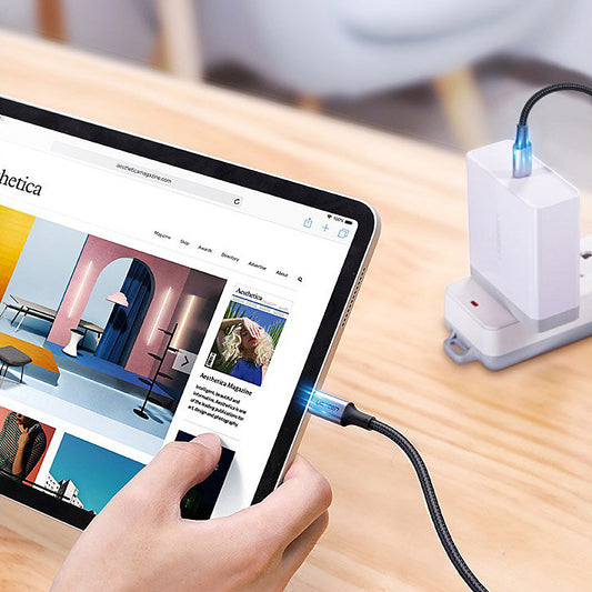 USB-C Data- en Oplaadkabel - USB-C UGREEN US316, 100W, 2m, Gri