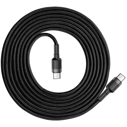 USB-C Data and Charging Cable - USB-C Baseus Cafule, 60W, 2m, Black CATKLF-HG1