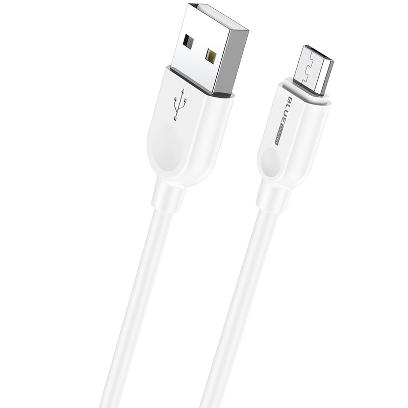 USB-A to microUSB Data and Charging Cable BLUE Power BM2BX14 LinkJet, 18W, 2m, White