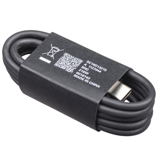 USB-C - USB-C Motorola Data en Oplaadkabel, 1m, Zwart SC18D13215